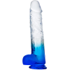 Dildo Traslucido Testiculos