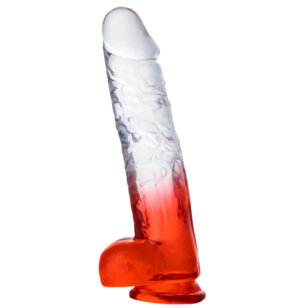 Dildo Traslucido Testiculos