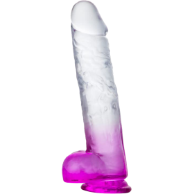 Dildo Traslucido Testiculos